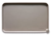 Hoki Found waterproof pet feeding mat with high lip edge keeps spills contained