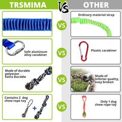 HOKINETY cotton rope toy for large dogs ready for vigorous tug sessions