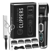 HOLDOG dog clippers show three-speed control for precise grooming on any coat.