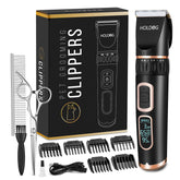 Holdog dog clippers with detachable blade for smooth coats