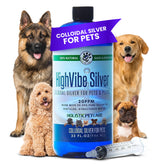 Holistic Pet Care Colloidal Silver bottle pour for easy topical application