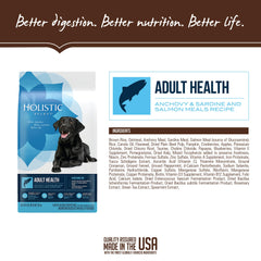 Holistic Select USA-made label underscores domestic production quality and safety standards.