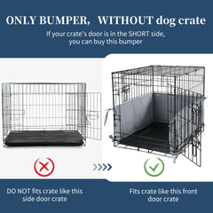 Hombys easy-to-install ties secure the bumper to the crate.