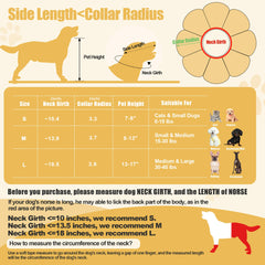 HOMBYS adjustable cone collar provides secure fit for pets during recovery