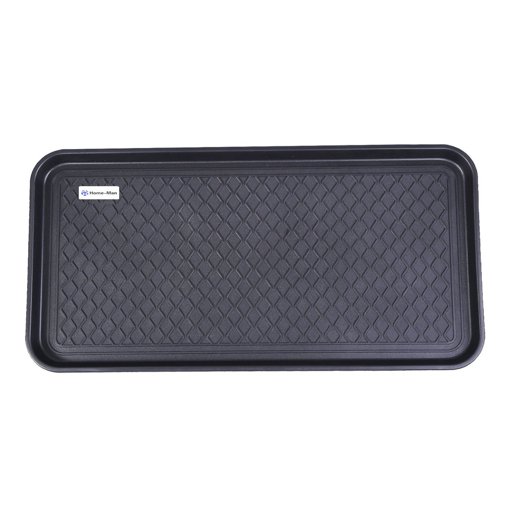 Home-Man boot tray mat entryway captures mud and water to protect floors