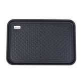 Home-Man boot tray mat front view with raised edge for indoor floor protection
