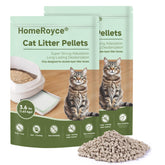 HomeRoyce double-layer litter box setup demonstrates efficient waste separation for easy care