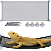 Homedy Crafts Bearded Dragon Hammock two-level climb for exercise and rest.