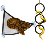 Homedy Crafts snake hammock for ball python offering elevated resting space and secure hanging