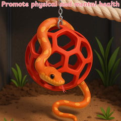 Homedy Crafts snake hammock red elevated rest area for small snakes
