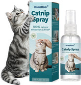 HomeHom Catnip Spray bottle dispensing for mess-free application and quick play