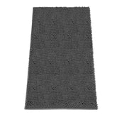 HOMEK absorbent dog door mat traps mud from muddy paws at the entrance