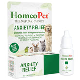 HomeoPet Anxiety Relief bottle calms dogs and cats during stressful events