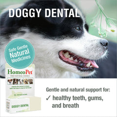 HomeoPet Doggy Dental dosing in water for simple daily freshness.