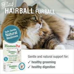 HomeoPet Drops with measuring spoon illustrating easy dosing