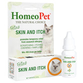 HomeoPet Feline Skin and Itch bottle with dropper for natural, gentle itch support
