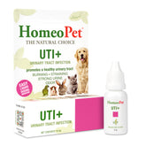 HomeoPet UTI+ bottle-dosing for easy daily urinary support.