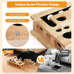 HOMEPEDIA natural paw grinding surface helps divert furniture scratching.