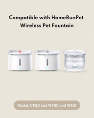 HomeRunPet LED low-water sensor indicator for quick water level checks.