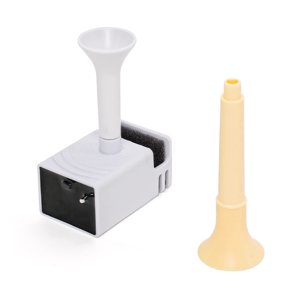 HomeRunPet wireless pump close-up showing compact design for easy setup.