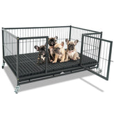 Homey Pet 43inch Whelping Box top view for quick checks and comfortable nursing