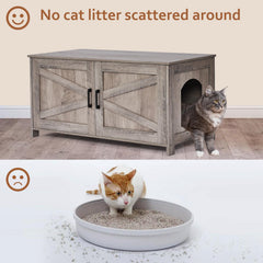 Homhedy enclosure with left entrance for convenient scooping.