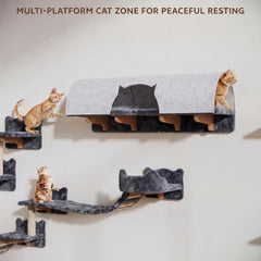 Homiflex scratch post with durable surface for scratching and nail upkeep.