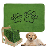 Homimp Washable Pee Pads for Dogs 6-pack keeps floors clean during potty training.