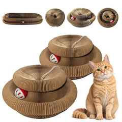 Homlume 2-pack foldable cat pad scratcher board ready for versatile play