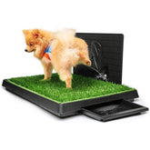 Hompet dog grass pad front view with large potty area for indoor use