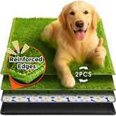 Hompet dog grass pad with tray large for indoor potty training