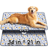 Hompet 34x21 inch pee pad top view for quick swaps and cleaner floors.