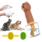 Homrich dog shampoo foam bottle pour shows easy dosing for a spa-like bath