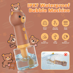 Homrich IPX7 waterproof foam machine ready for splash-friendly bath sessions