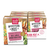 The Honest Kitchen butcher-block pâté beef-lamb-veggies provides a complete meal.