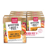 The Honest Kitchen Butcher Block Pâté with turkey-duck-veg texture, smooth meal ready for feeding.