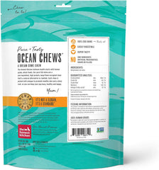 Honest Kitchen Crispy Cod Skins close-up reveals crunchy texture.
