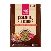 The Honest Kitchen Essential Clusters beef-chicken 5lb bag open for meals.