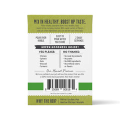 Serving bowl shows The Honest Kitchen Pour Overs chicken stew as a tasty meal topper.