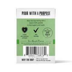 Honest Kitchen Pour Overs hip joint box shows a 12-count pack for easy daily topping.