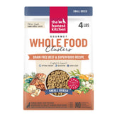 The Honest Kitchen Small Breed Beef Clusters packaging showing premium, human-grade ingredients for discerning pet owners
