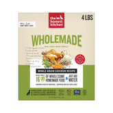 The Honest Kitchen Wholemade dehydrated chicken bag poured for quick hydration.