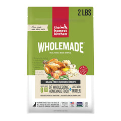 The Honest Kitchen Wholemade packaging shows a convenient 2 lb box for easy meals.