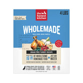 The Honest Kitchen Wholemade turkey dog food in a bowl ready to hydrate.