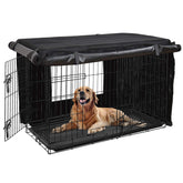 HONEST OUTFITTERS dog crate cover fits 42-inch crates for organized space