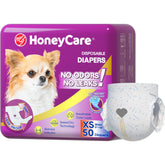 Honey Care All-Absorb packaging shown for quick, dry diaper changes on the go.