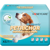 HONEY CARE All Absorb Petrichor wrap front view shows fresh scent and protection