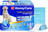 HONEY CARE All-Absorb XXL pad top view showing leak-proof design for mess-free puppy training.