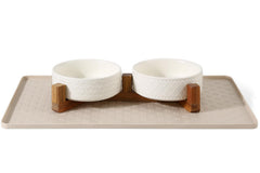 hongqu us acacia wood stand elevates meals with stable support