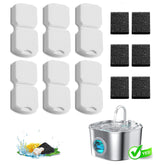 HOOISE cat fountain filter cartridge improves water purity for healthier feline hydration.